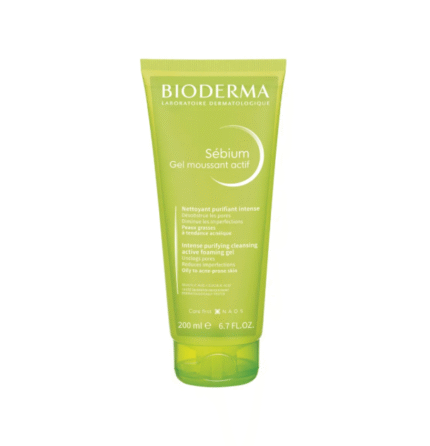 Gel de Limpeza Sébium Bioderma Gel Moussant Actif 200ml