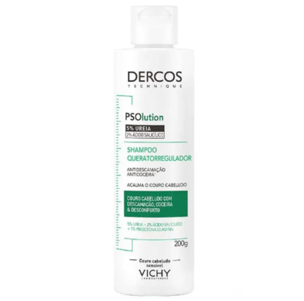 Shampoo Vichy Dercos Psolution Queratorregulador 200g